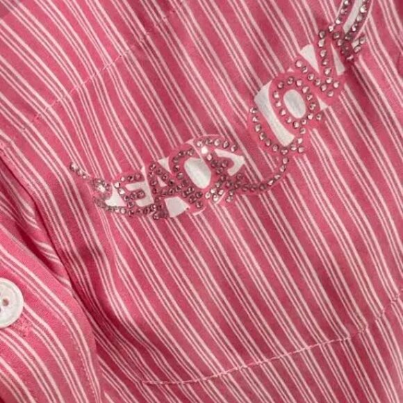 Zadig & Voltaire Taskiz Diamanté "Peace & Love" Shirt – Size L - Picture 5 of 8